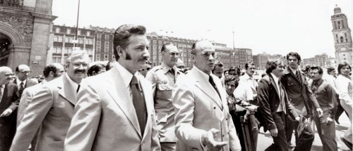 Luis Echeverria y Fernando Gutierrez Barrios