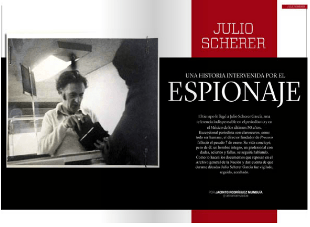 Julio Scherer una historia intervenida por el&nbsp;espionaje